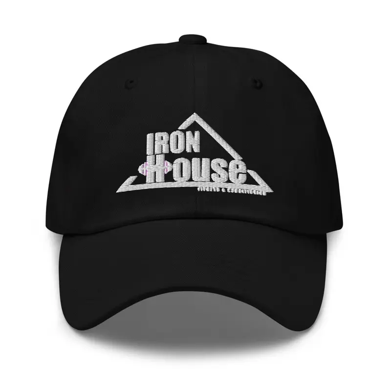 Dad Hat - Iron House Logo (white)