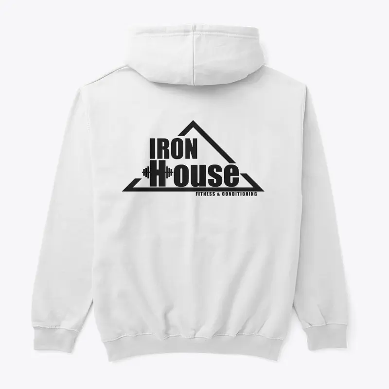 Iron House Logo (front & back - black)