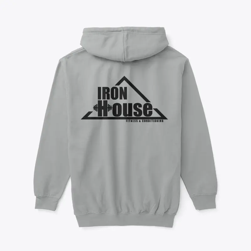 Iron House Logo (front & back - black)