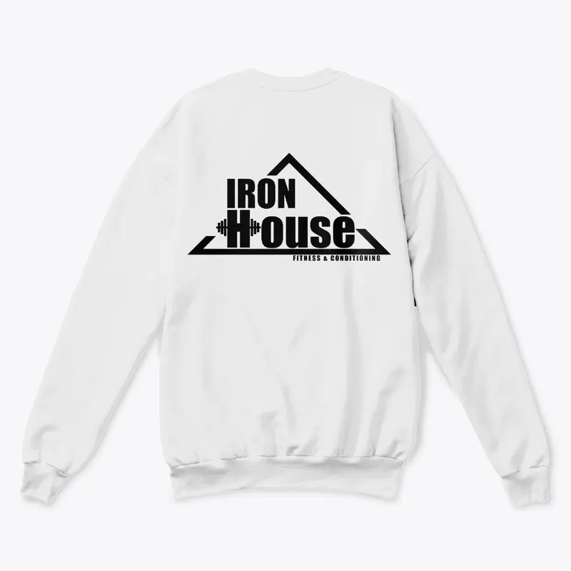 Iron House Logo (front & back - black)